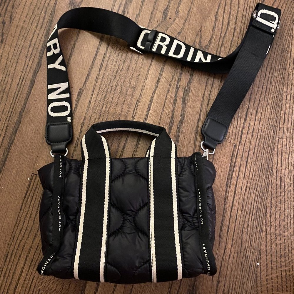 zara not ordinary mini tote - quilted